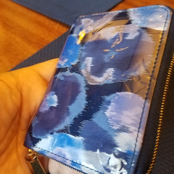 SOLD@! Auth. Louis Vuitton Ikat BlueVernis Flora - Picture 5 of 7